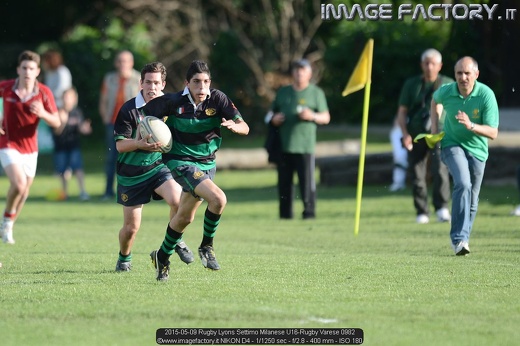 2015-05-09 Rugby Lyons Settimo Milanese U16-Rugby Varese 0982